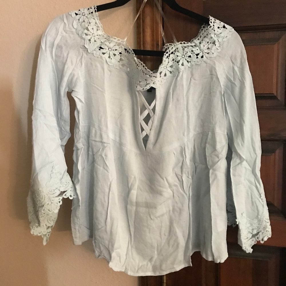 NWT! Beautiful Lacy Blouse